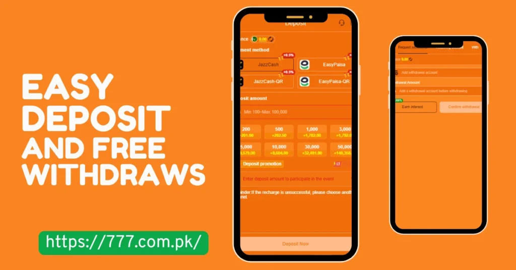 IC777 Deposits & Withdrawals